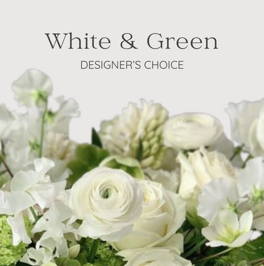 Designer's Choice in White & Green